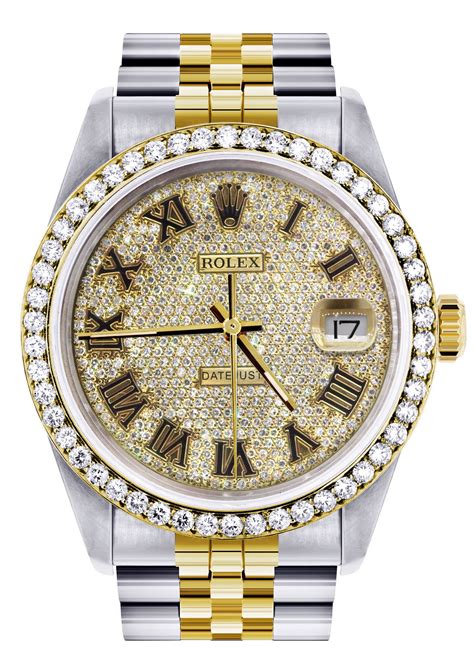 gold with diamonds rolex watch ladies|rolex full diamond prix.